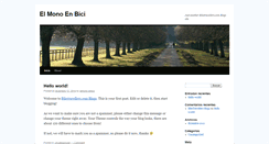Desktop Screenshot of elmonoenbici.biketravellers.com