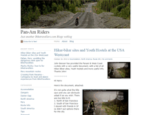 Tablet Screenshot of panamriders.biketravellers.com